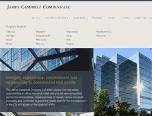 Tablet Screenshot of jamescampbell.com